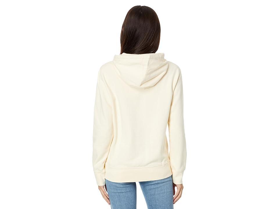 Life is Good Take It Easy Rainbow Waves Simply True Fleece Hoodie (Putty ) Women's Clothing Product Image