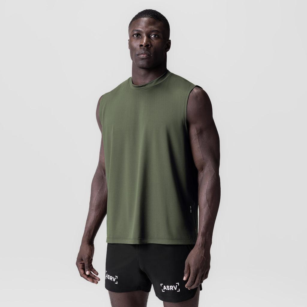0927. 3D-Lite® 2.0 Lycra® Relaxed Cutoff - Olive Product Image