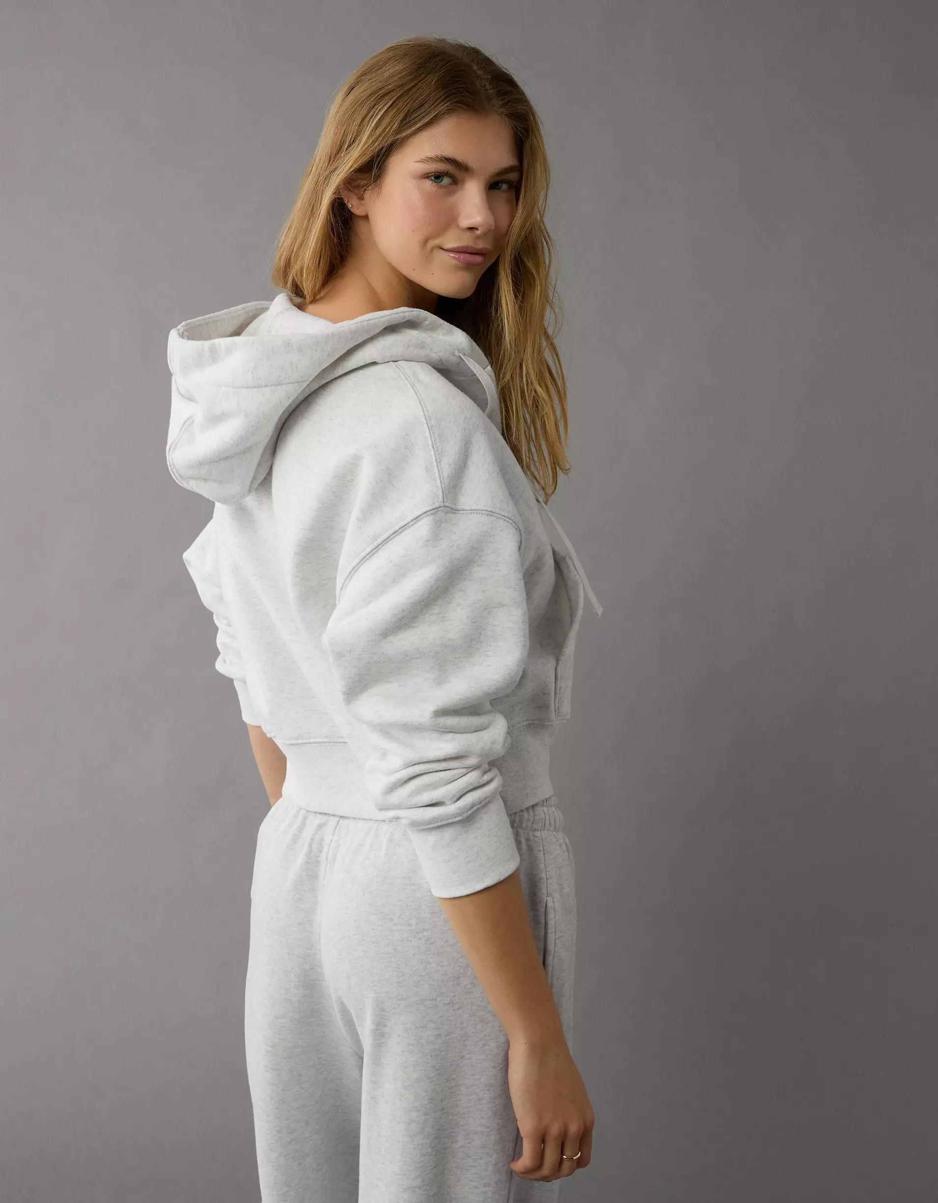 AE Everyday Luxe Zip-Up Hoodie Product Image