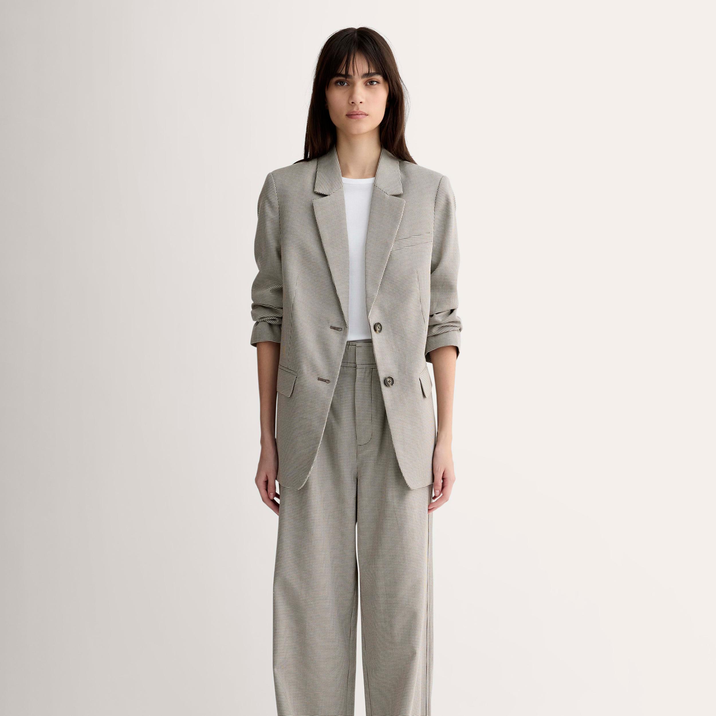 The Draper Pleated Pant in Buttersmooth Product Image