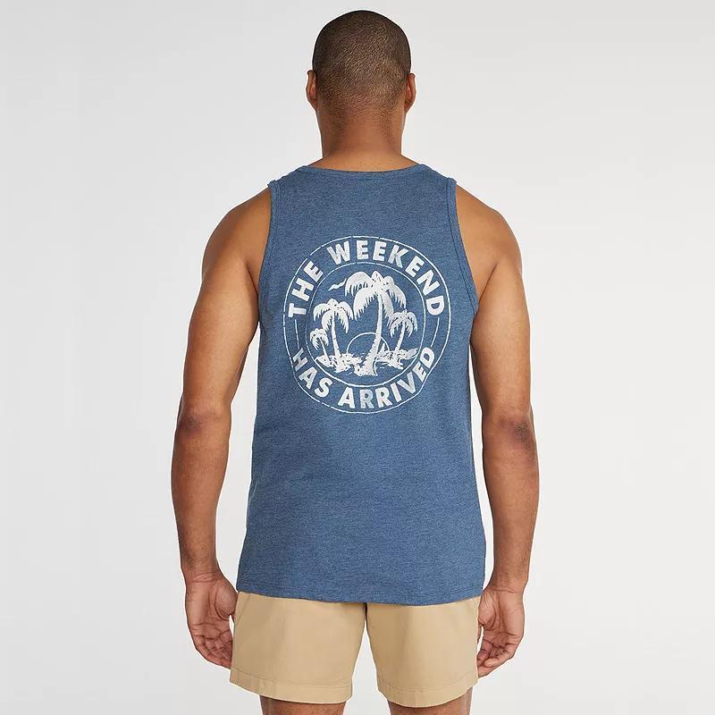 Men's Chubbies The Relaxer Tank Top, Size: Small, Blue Product Image