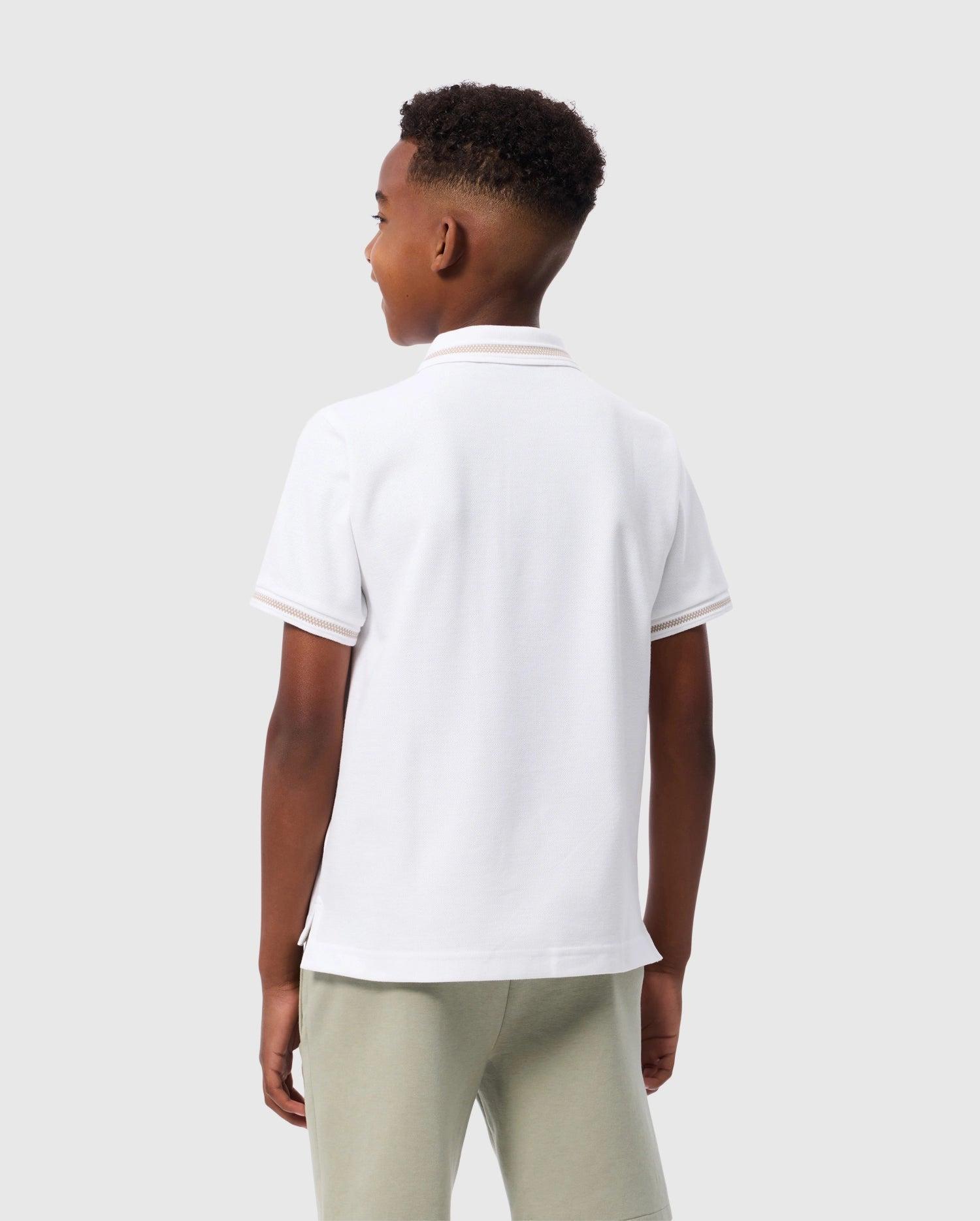 KIDS RIVIERA PIQUE POLO SHIRT - B0K640C200 Product Image
