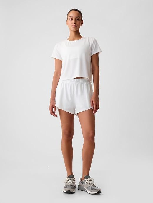 GapFit Mid Rise Dolphin Running Shorts Product Image