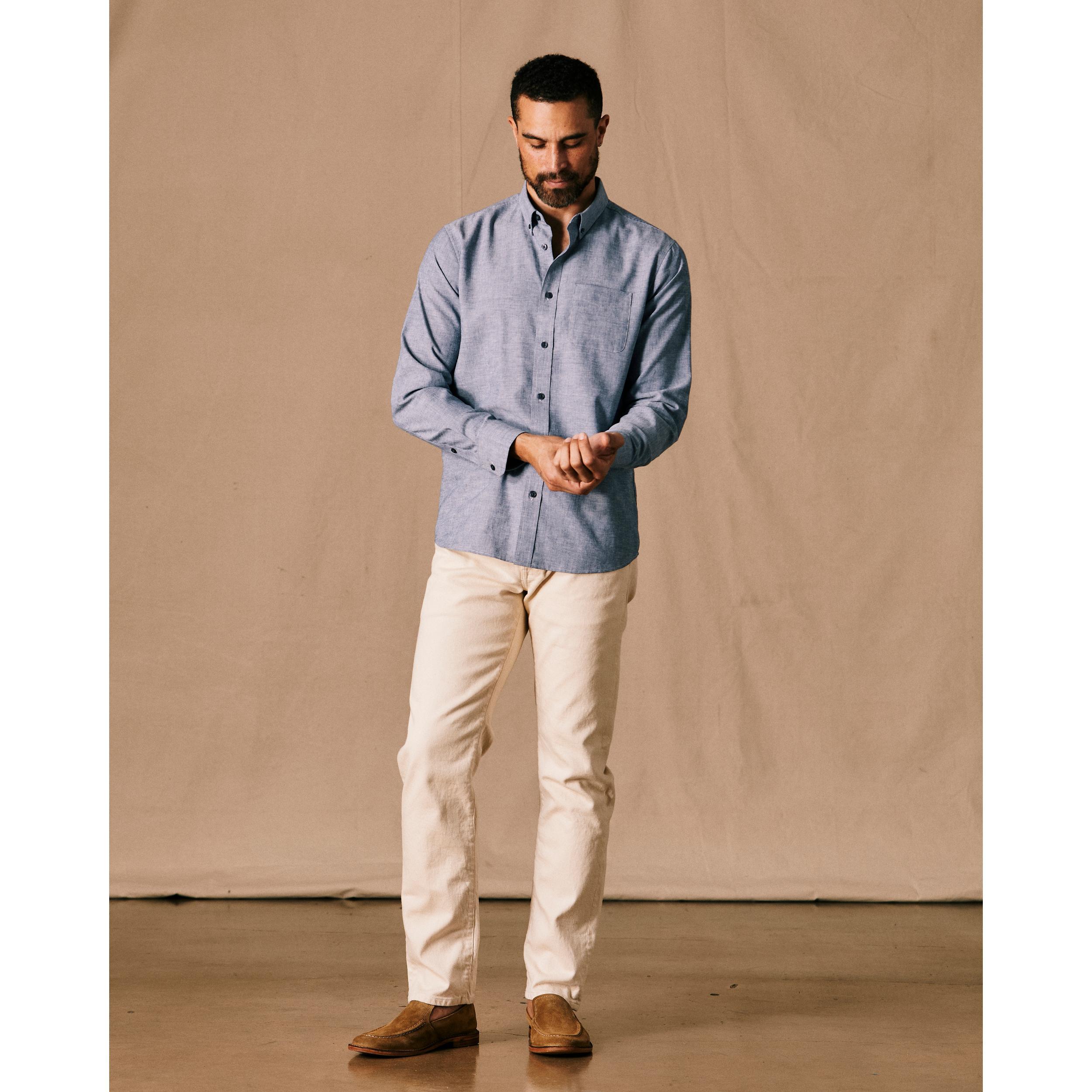 Wrinkle-Free Linen Long Sleeve Shirt Product Image