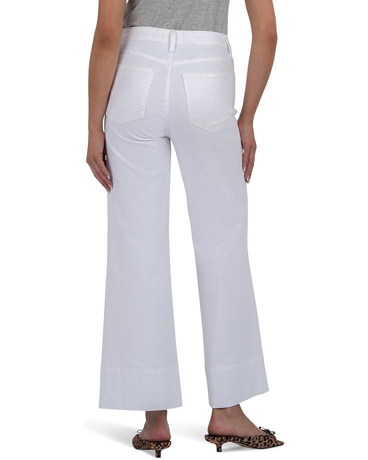 Meg High-Rise Fab Ab Wide Leg Raw Hem in Milestone Product Image