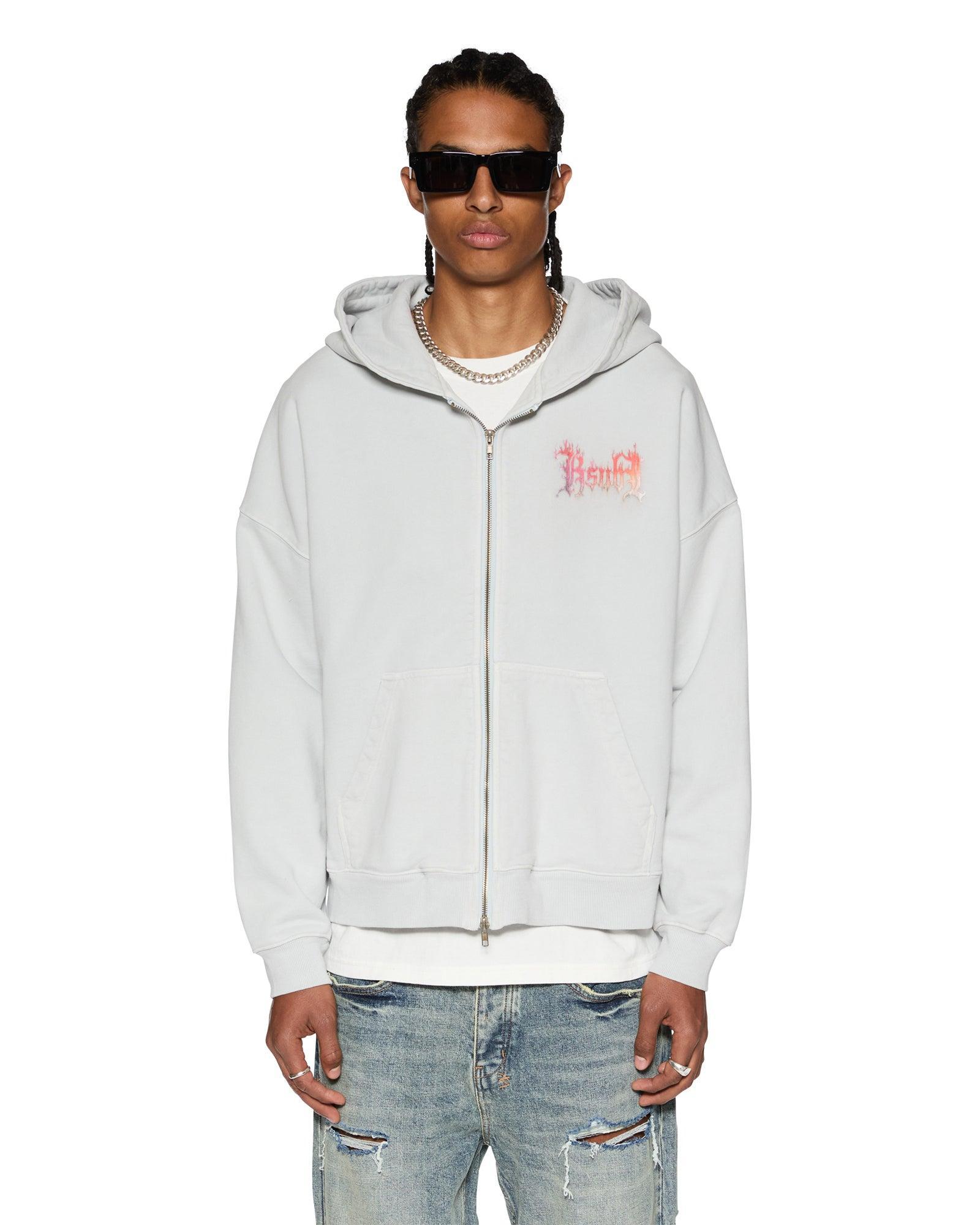 FUEGO EKCESS ZIP THRU HOODIE PAINTED Male Product Image