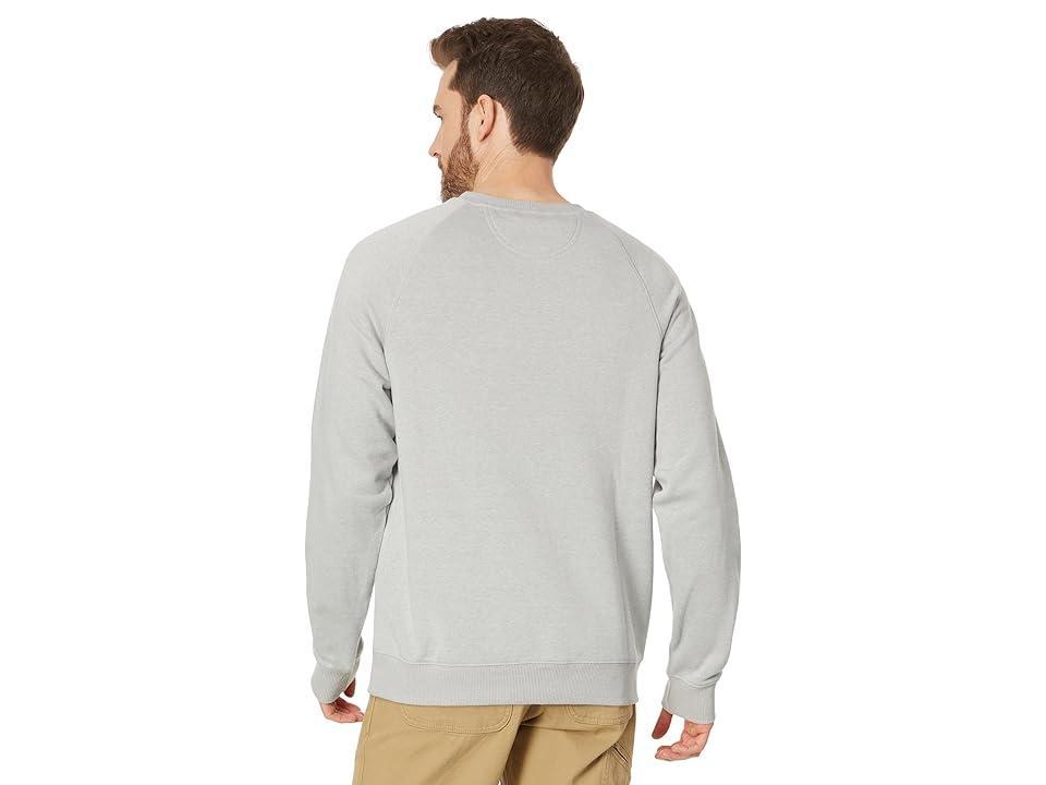 Carhartt Force Relaxed Fit Lightweight Crew Neck Sweatshirt (Asphalt Heather) Men's Clothing Product Image