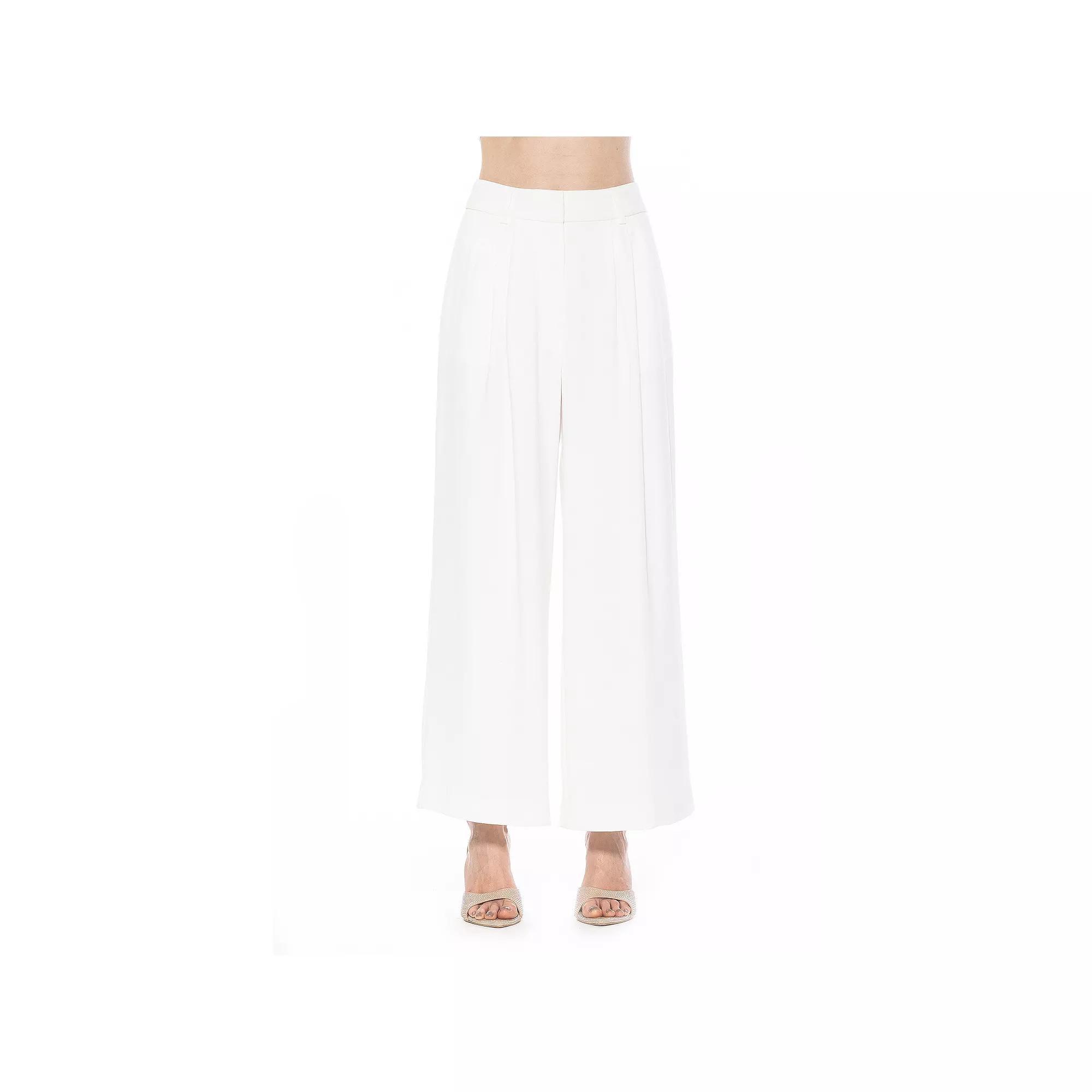 Women's ALEXIA ADMOR Kari Long Wide Leg Pants, Size: 6, Black Product Image