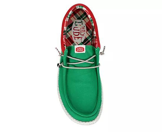 Heydude Mens Wally Holiday Elf Slip On Sneaker Product Image