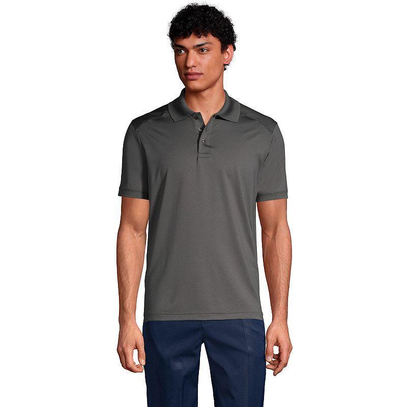 Men's Lands' End Short Sleeve Rapid Dry UPF 50 Polo Shirt, Size: XXL, Green Product Image