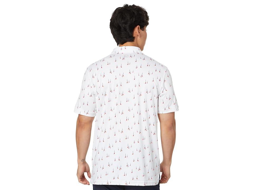 Vineyard Vines Printed Sankaty Polo (Whale Dot Wave) Men's Clothing Product Image