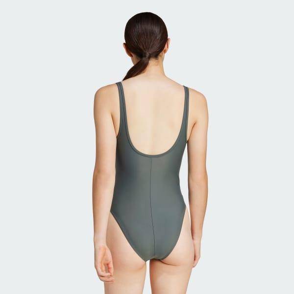adidas Sportswear U-Back Swimsuit Black 6 Womens Product Image