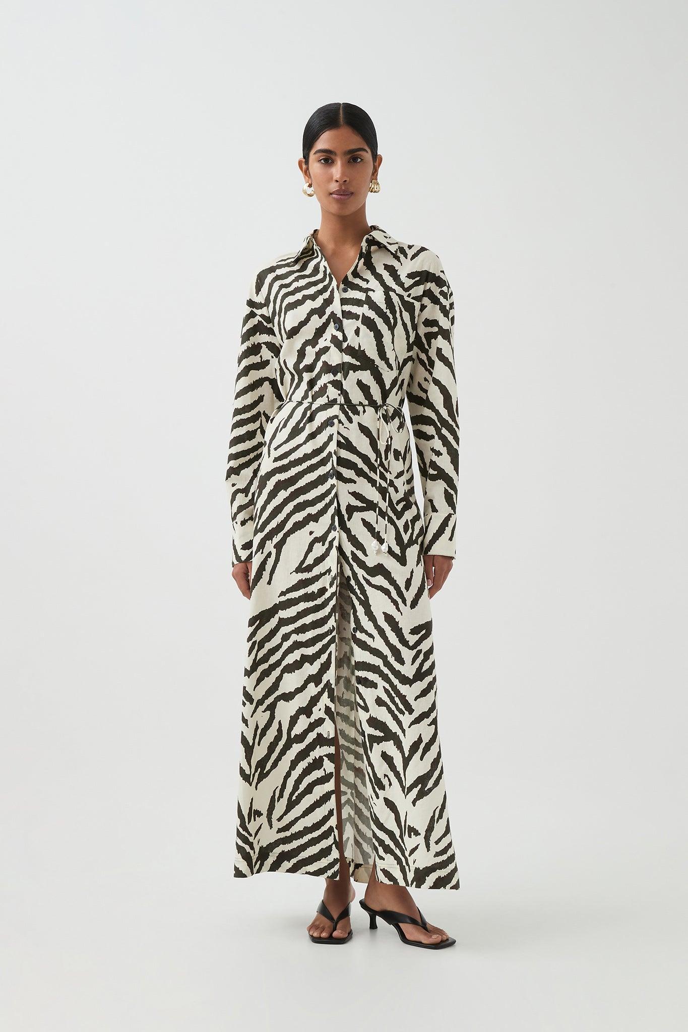 Georgie Maxi Shirt Dress Product Image