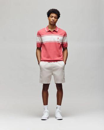 MENS ZAVIAN STRIPE KNIT POLO - MT0400055 Product Image