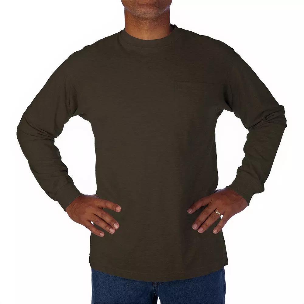 Mens Smiths Workwear Extended-Tail Pocket Tee Red Product Image