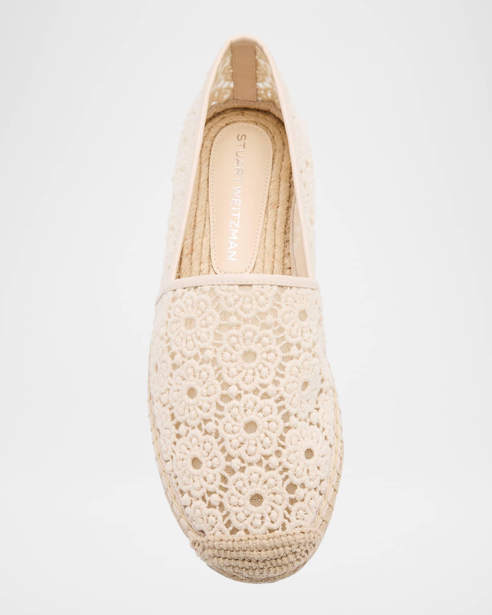 Bareitall Cotton Espadrille Loafers Product Image