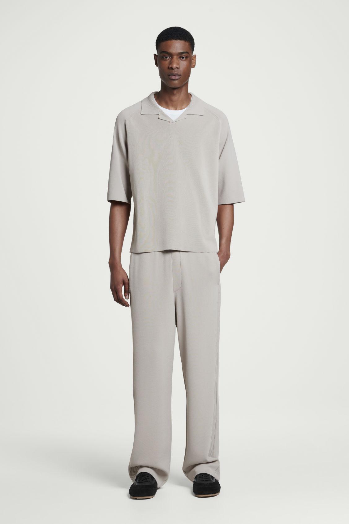 DOUBLE-FACED TRACK PANTS Product Image