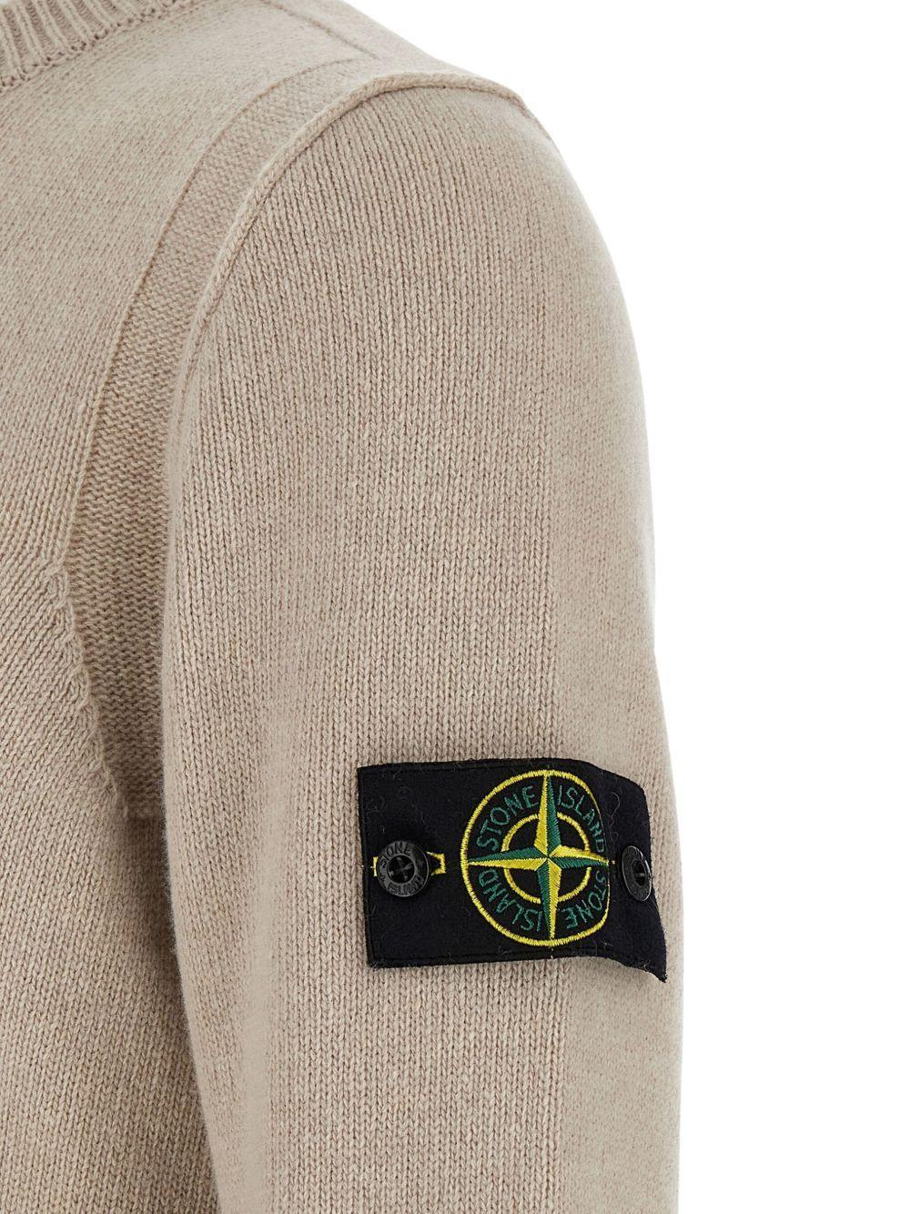 logo-badge crew-neck sweater Product Image