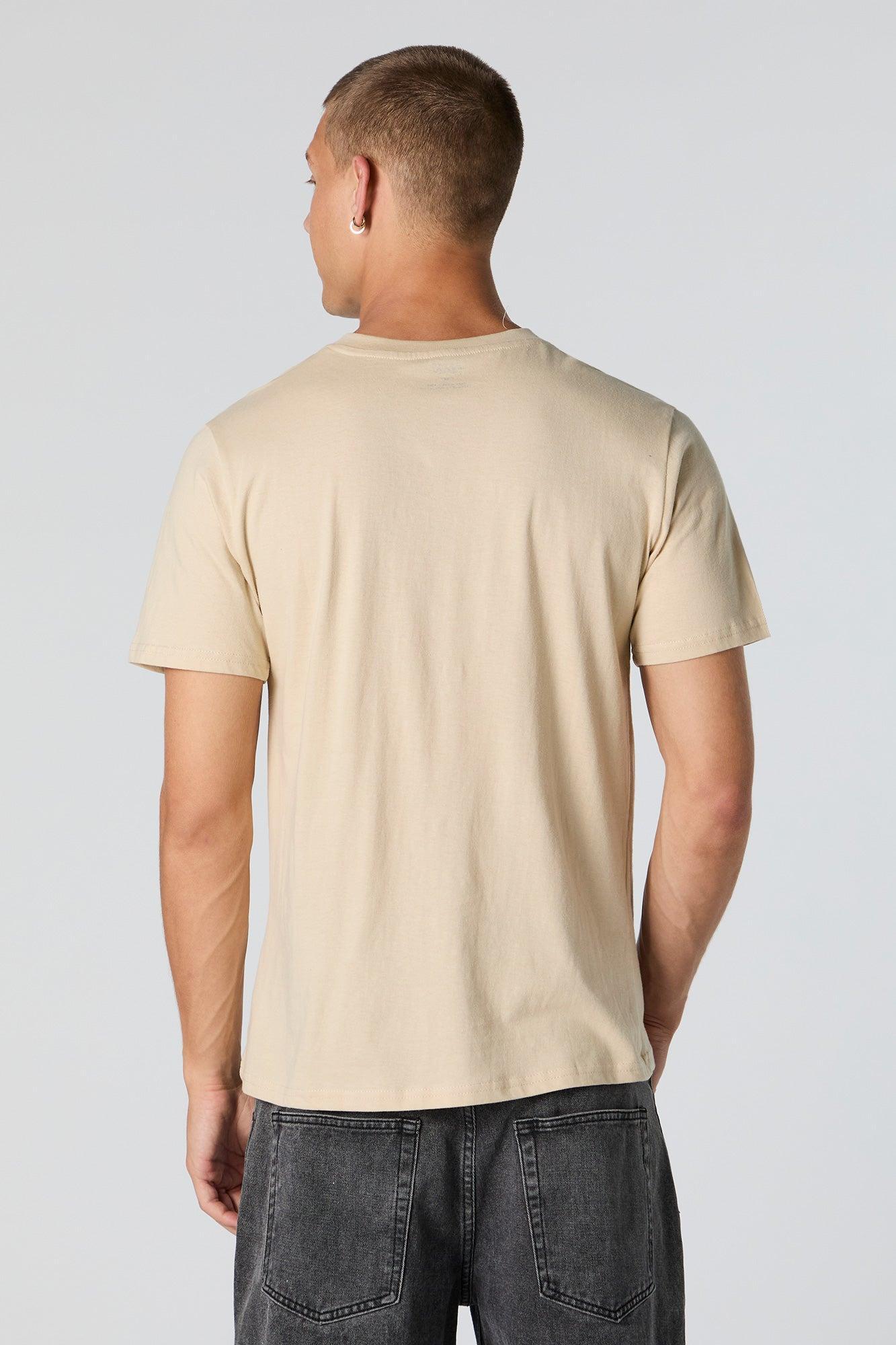 Solid Henley T-Shirt Male Product Image