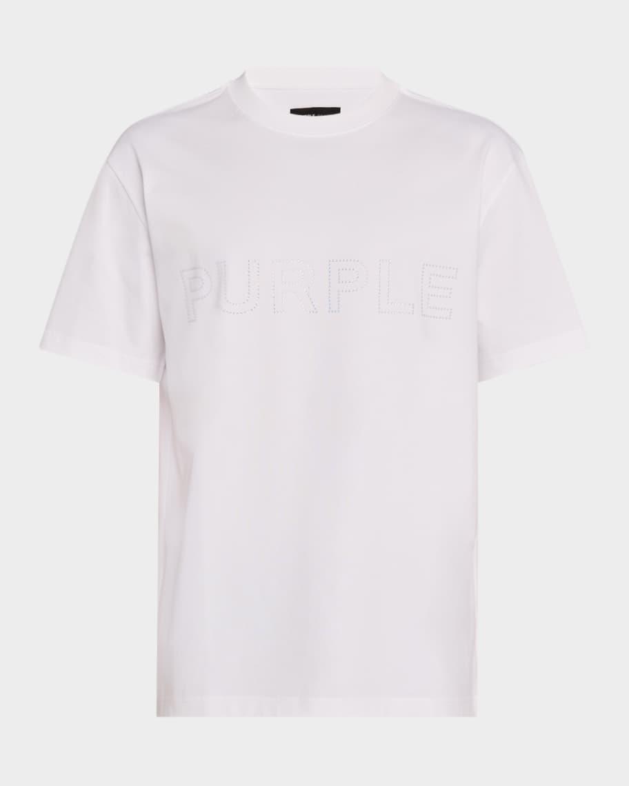 Mens Mercerized Crystal Logo T-Shirt Product Image