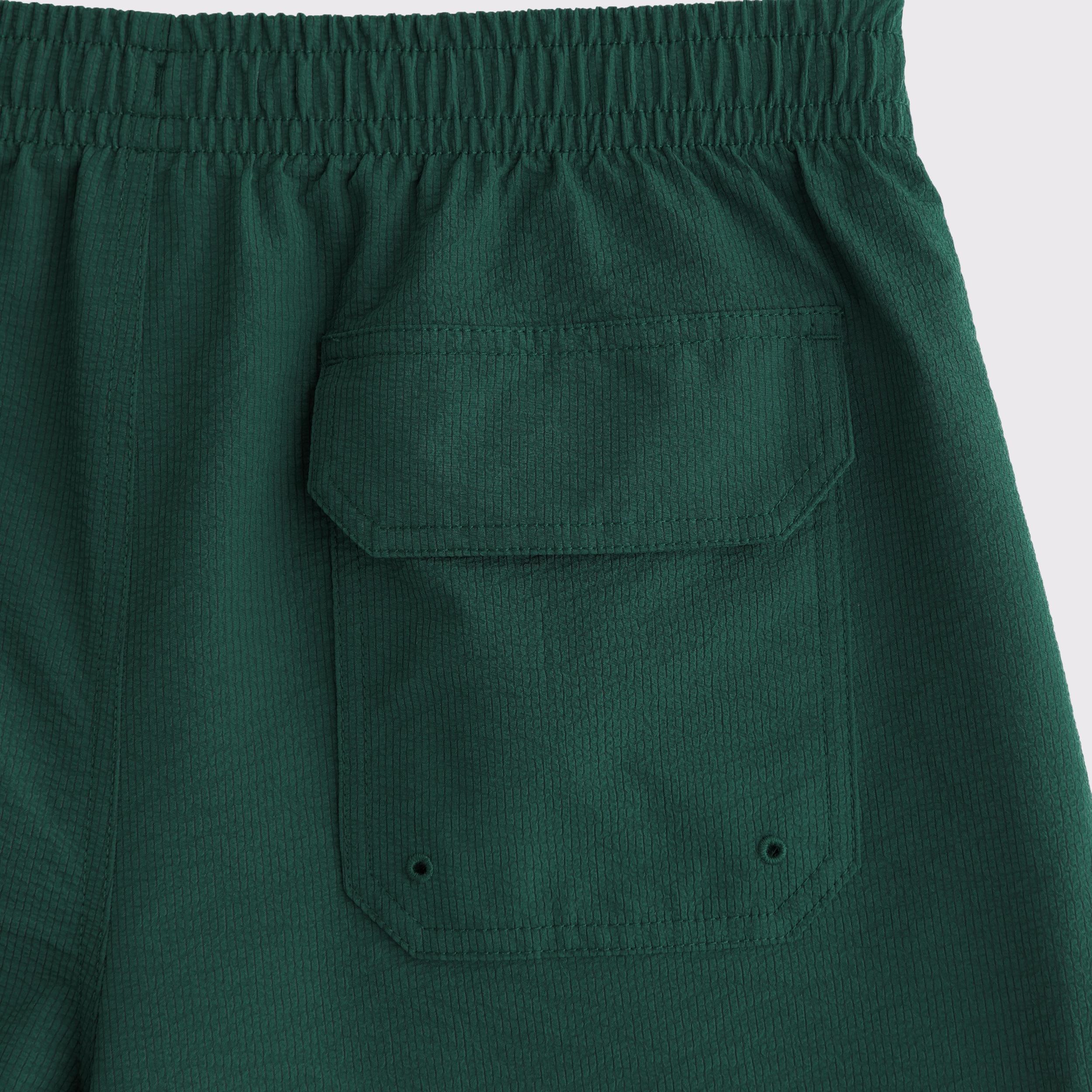 Pull-On Wide Seersucker Swim Trunk Product Image
