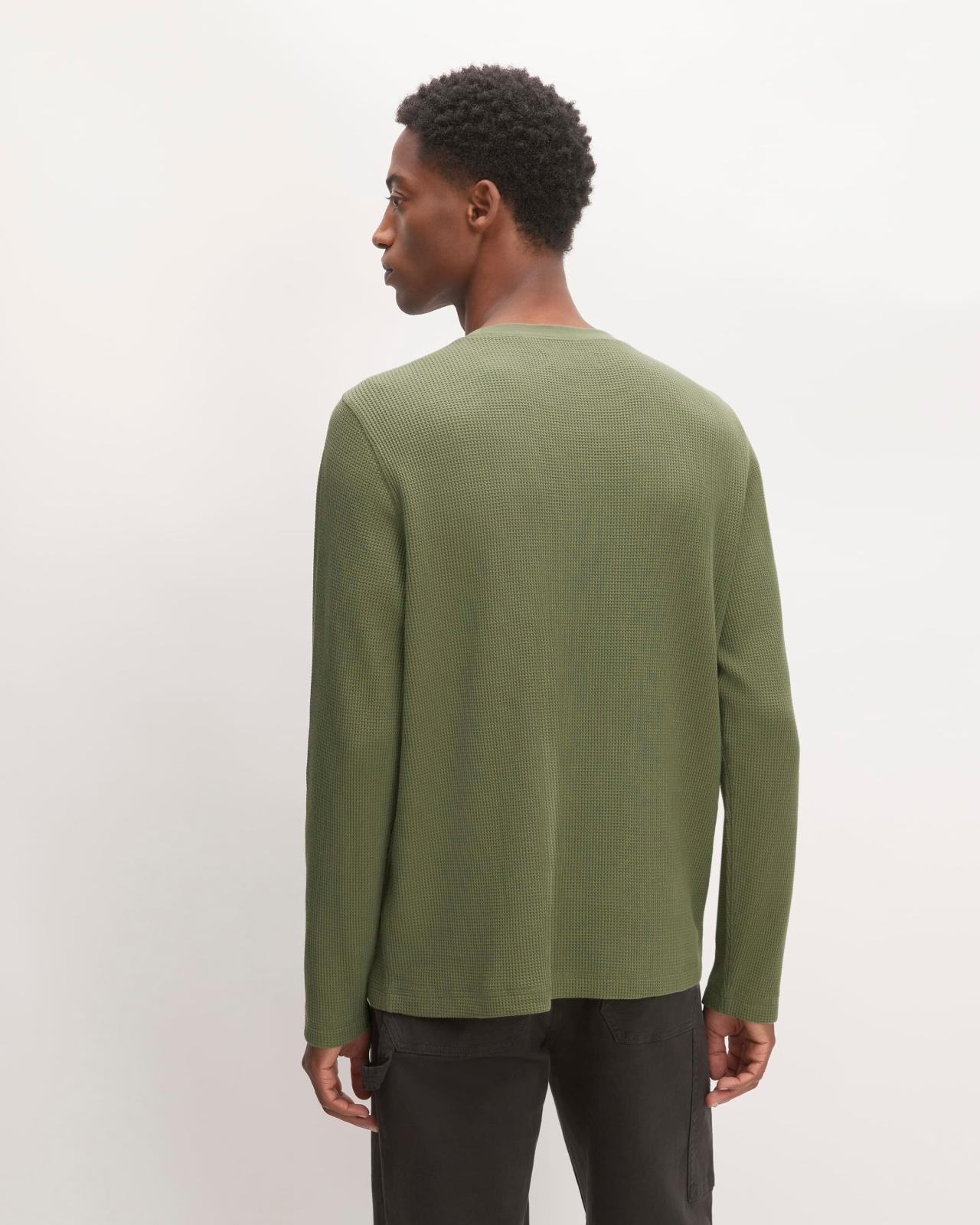 Mens Waffle Long-Sleeve Crew T-Shirt by Everlane Product Image