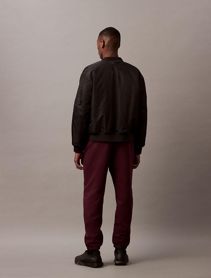 Calvin Klein Mens Archive Logo Fleece Jogger - Red - XS Product Image
