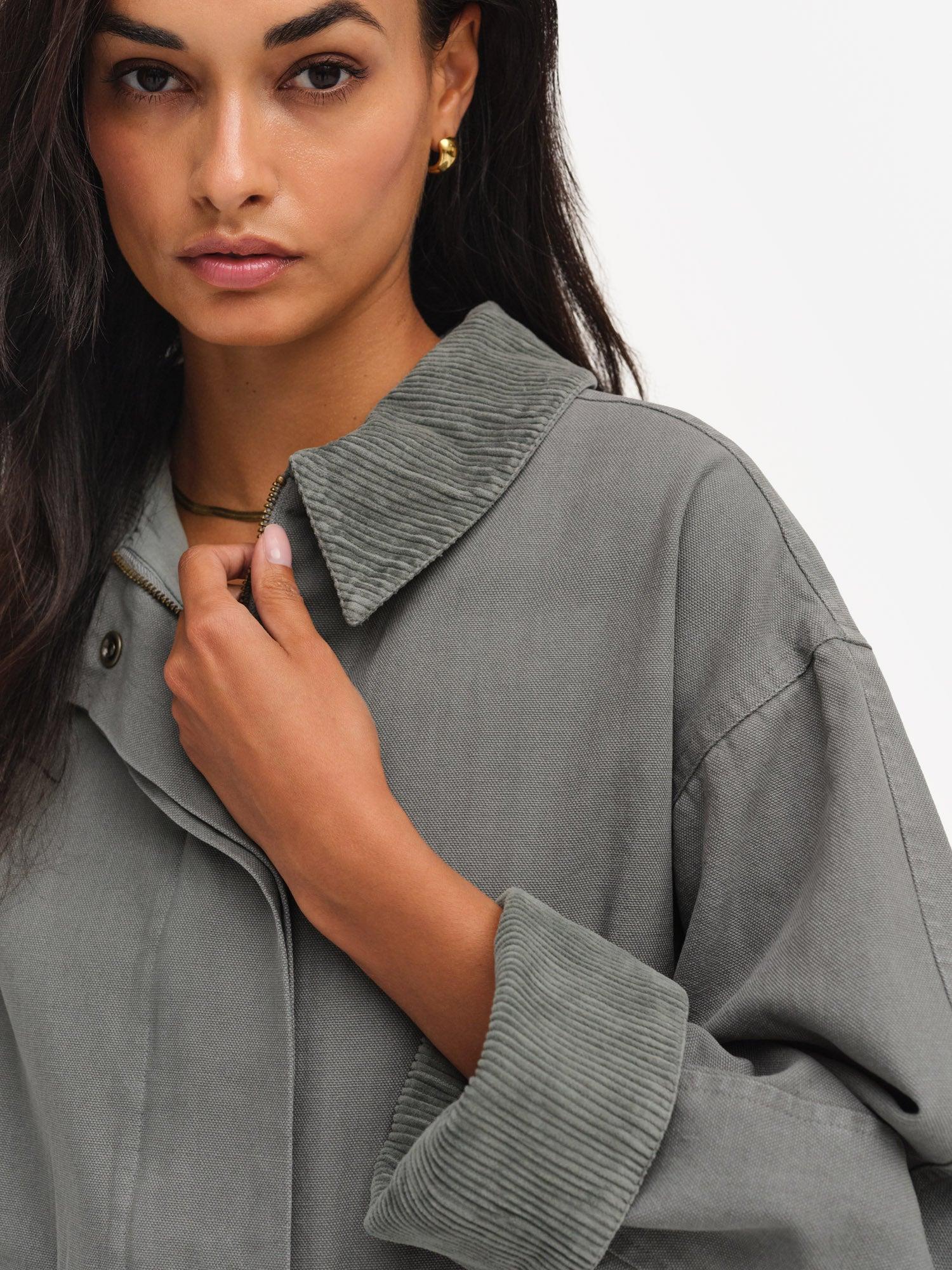 Organic Cotton Canvas Chore Jacket Female Product Image