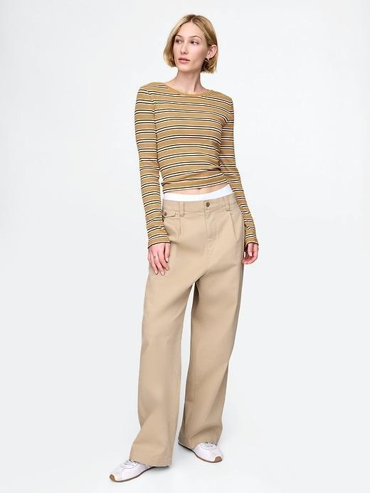 Modern Rib Cropped T-Shirt Product Image