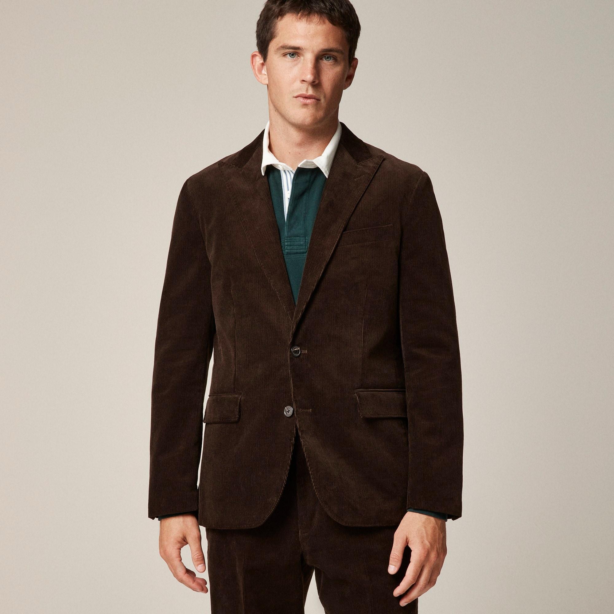 Crosby Classic-fit suit jacket in Italian cotton corduroy Product Image
