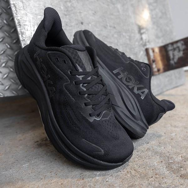 Mens HOKA Clifton 10 Athletic Shoe Black Product Image
