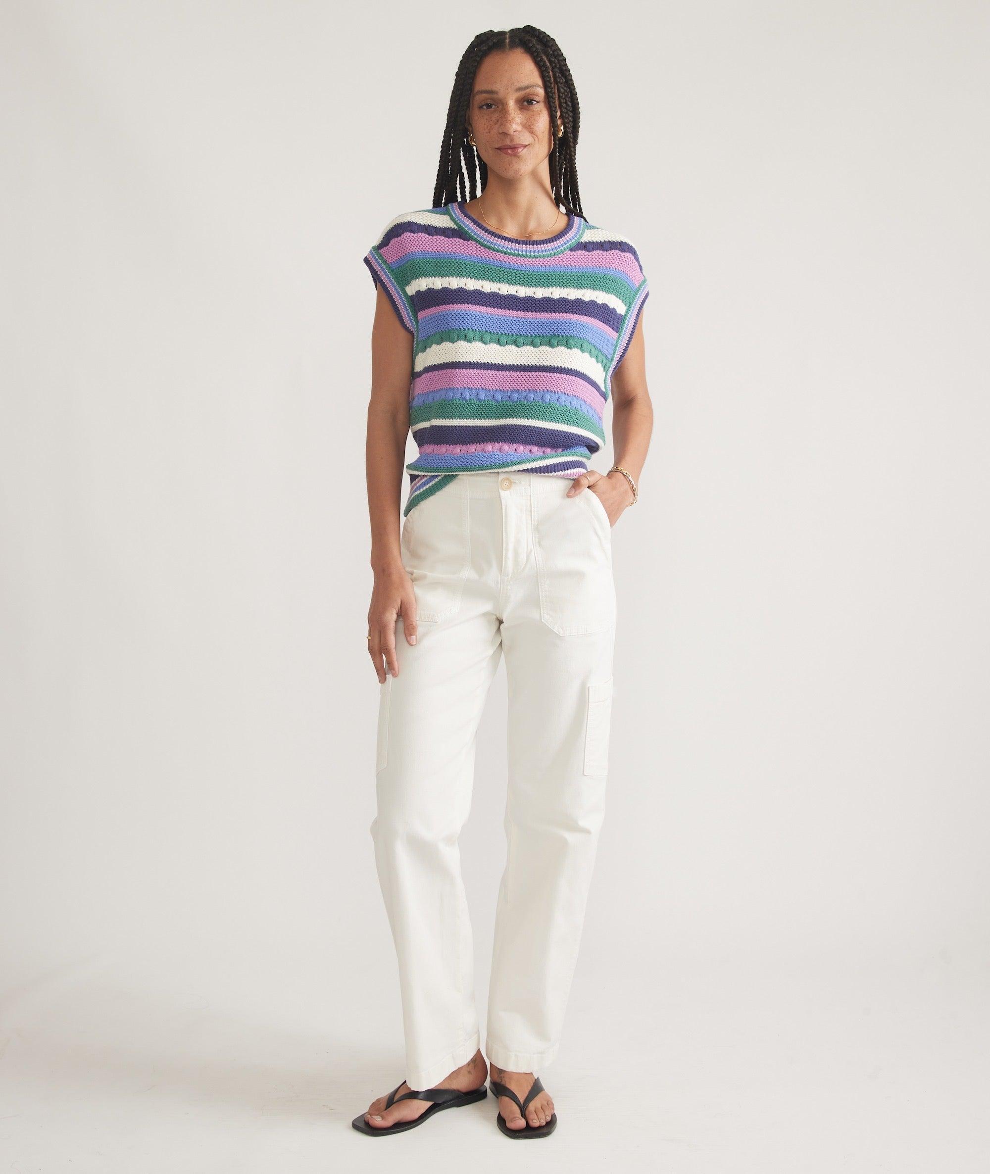 Rory Crochet Sweater Vest Product Image