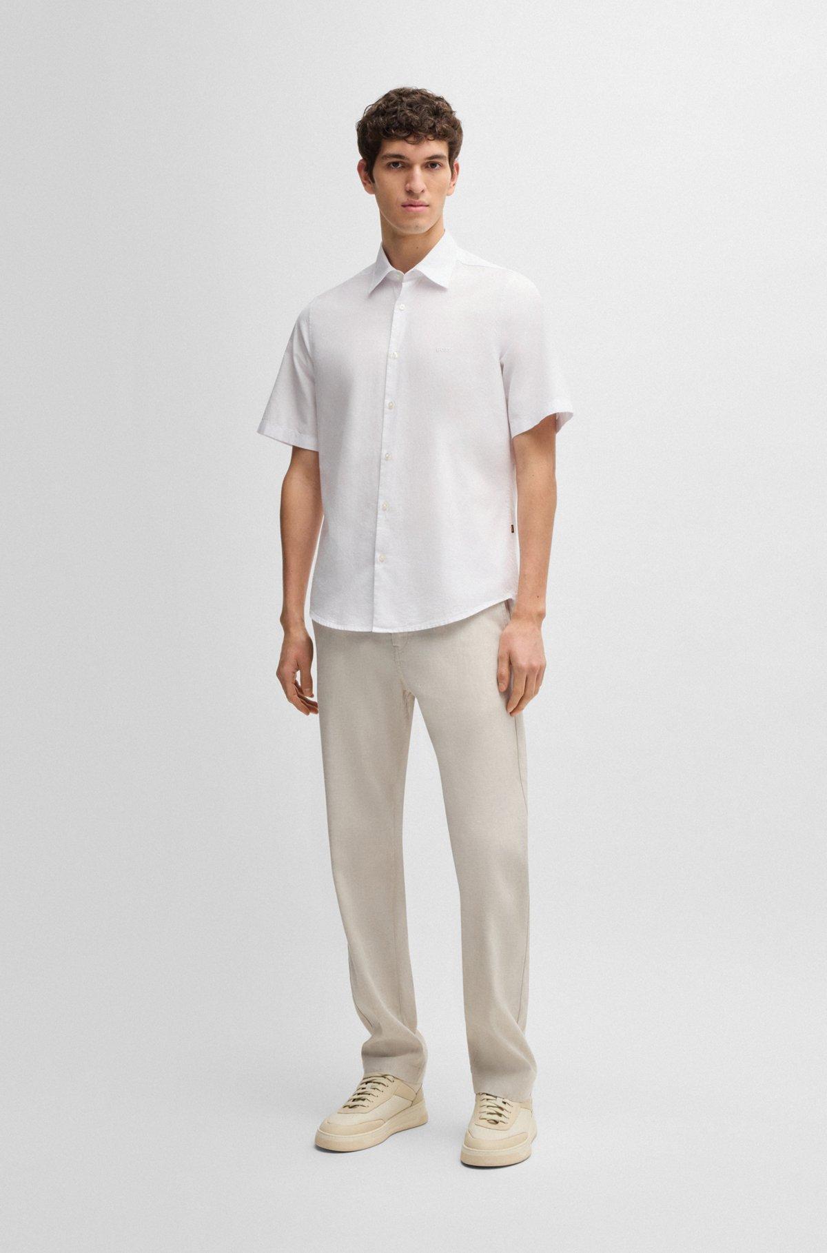 Regular-fit shirt in Oxford cotton Product Image
