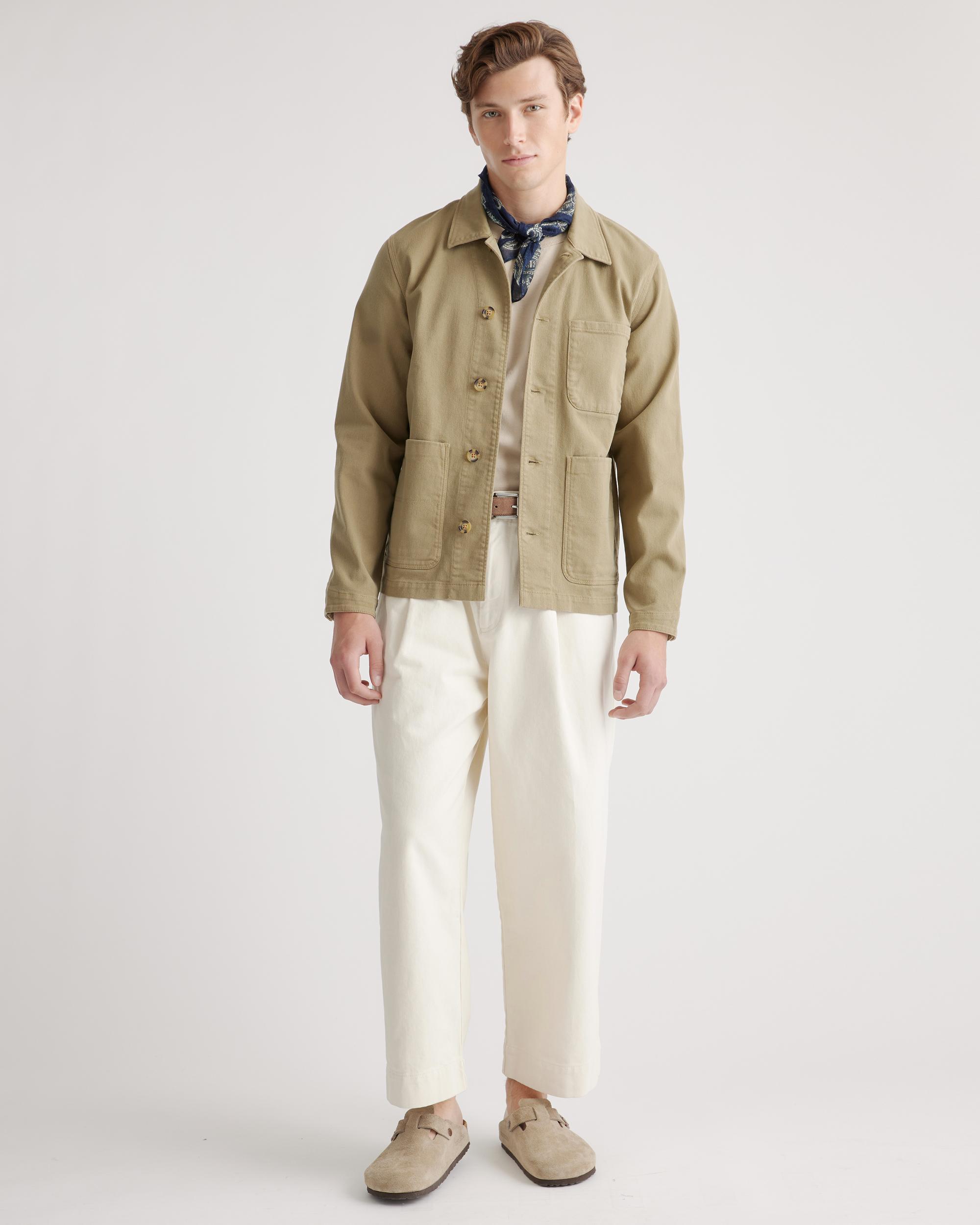 Quince | Men's Organic Comfort Stretch Chore Jacket Organic Cotton Product Image