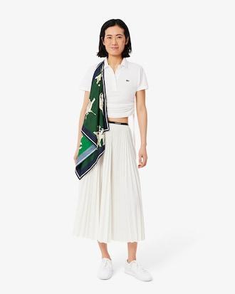 Long Pleated Elasticated Waist Skirt Product Image