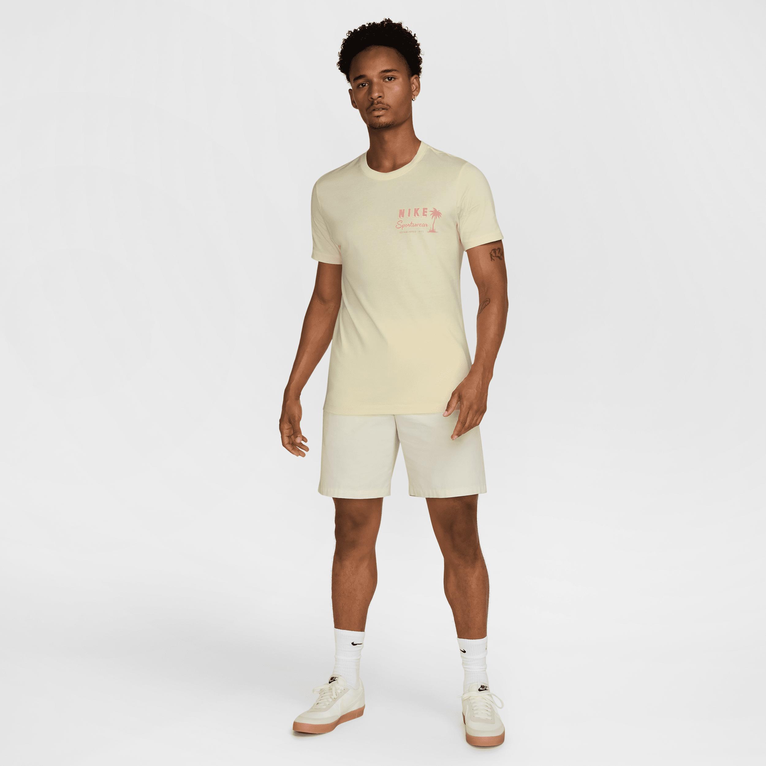 Nike Mens Nike Sweet Short Sleeve Crew T-Shirt - Mens Multi/Coconut Milk/Denim Turquoise Product Image