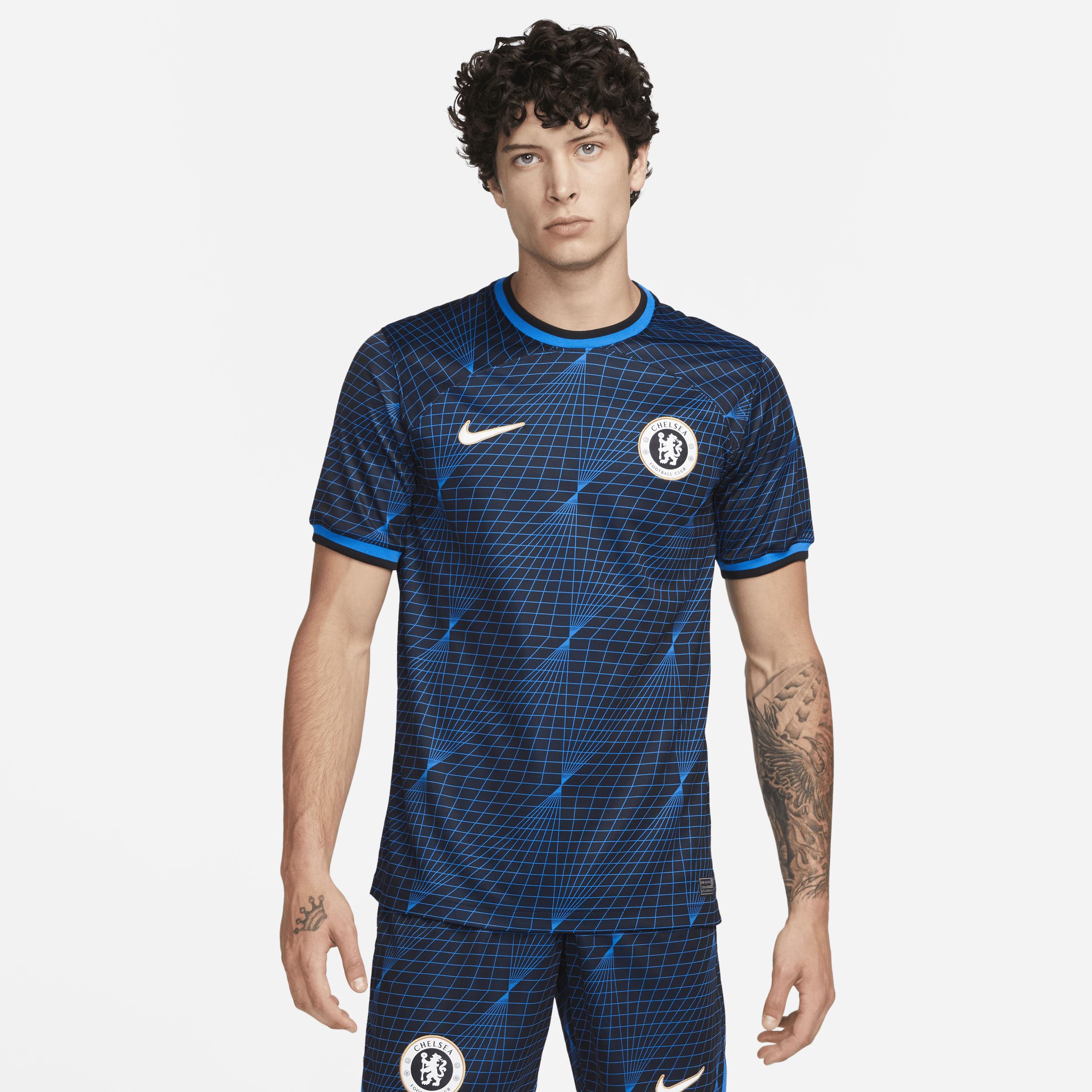 Mens Nike Navy Chelsea 2023/24 Away Stadium Replica Jersey - Navy Product Image