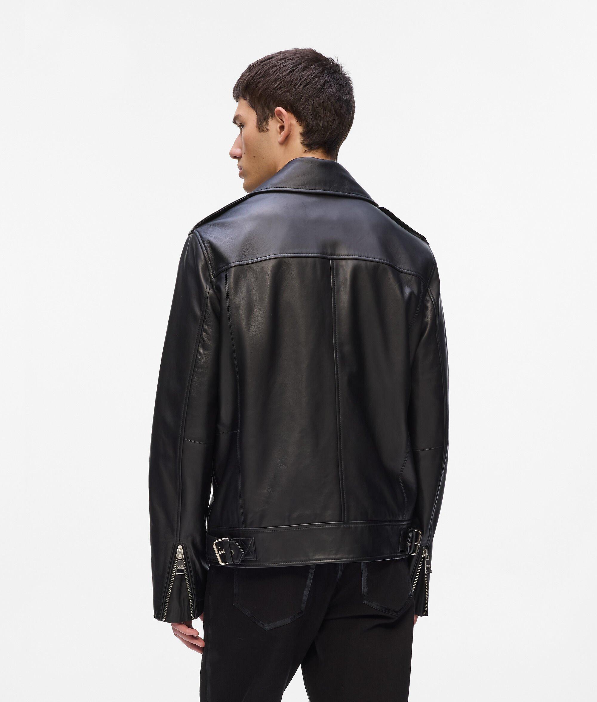 KARL ESSENTIAL LEATHER JACKET Product Image