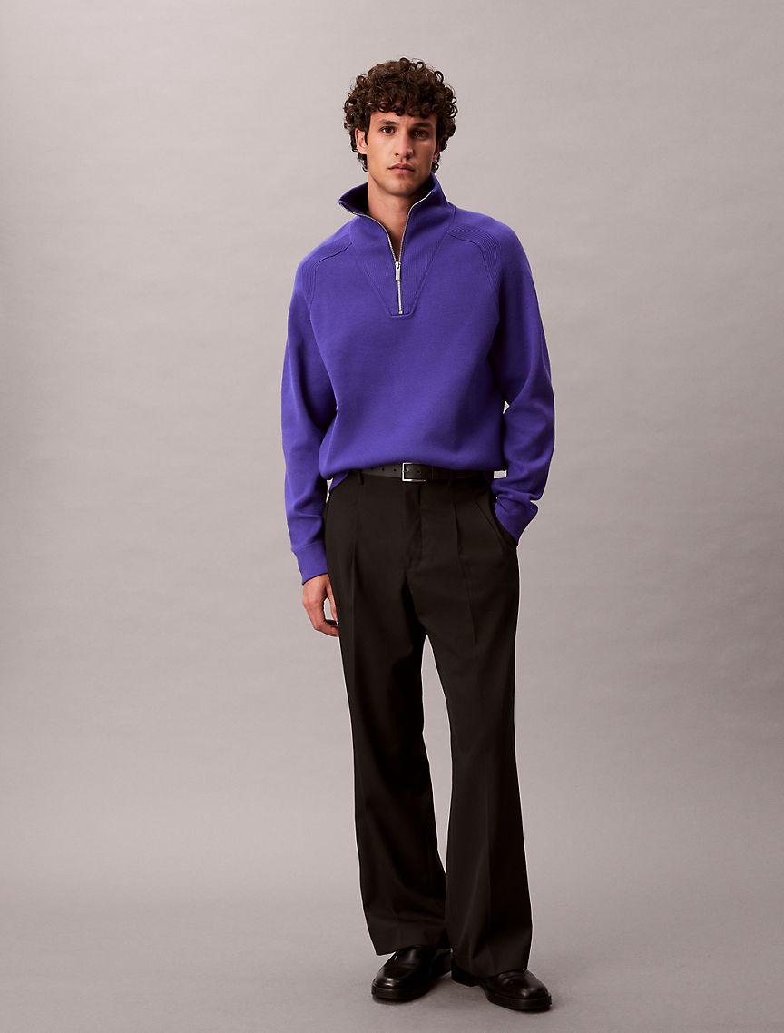 Tech Knit Quarter Zip Sweater Product Image