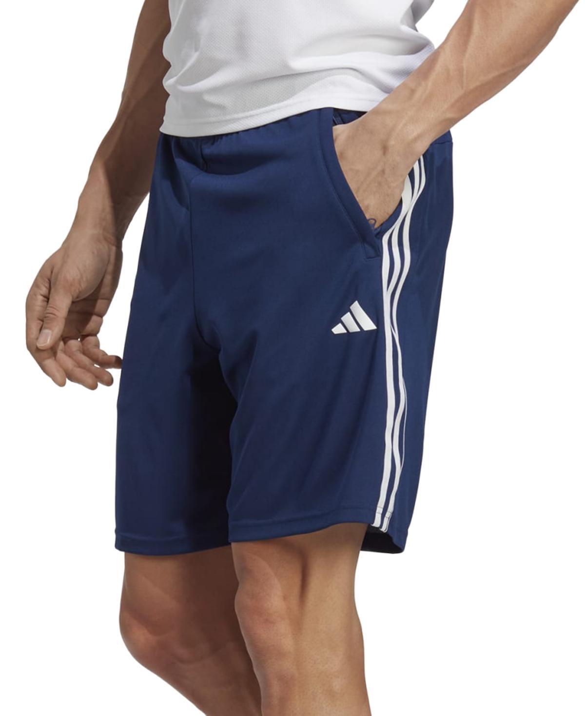 Big & Tall adidas Train Essentials Piqu 3-Stripes Training Shorts, Mens Product Image