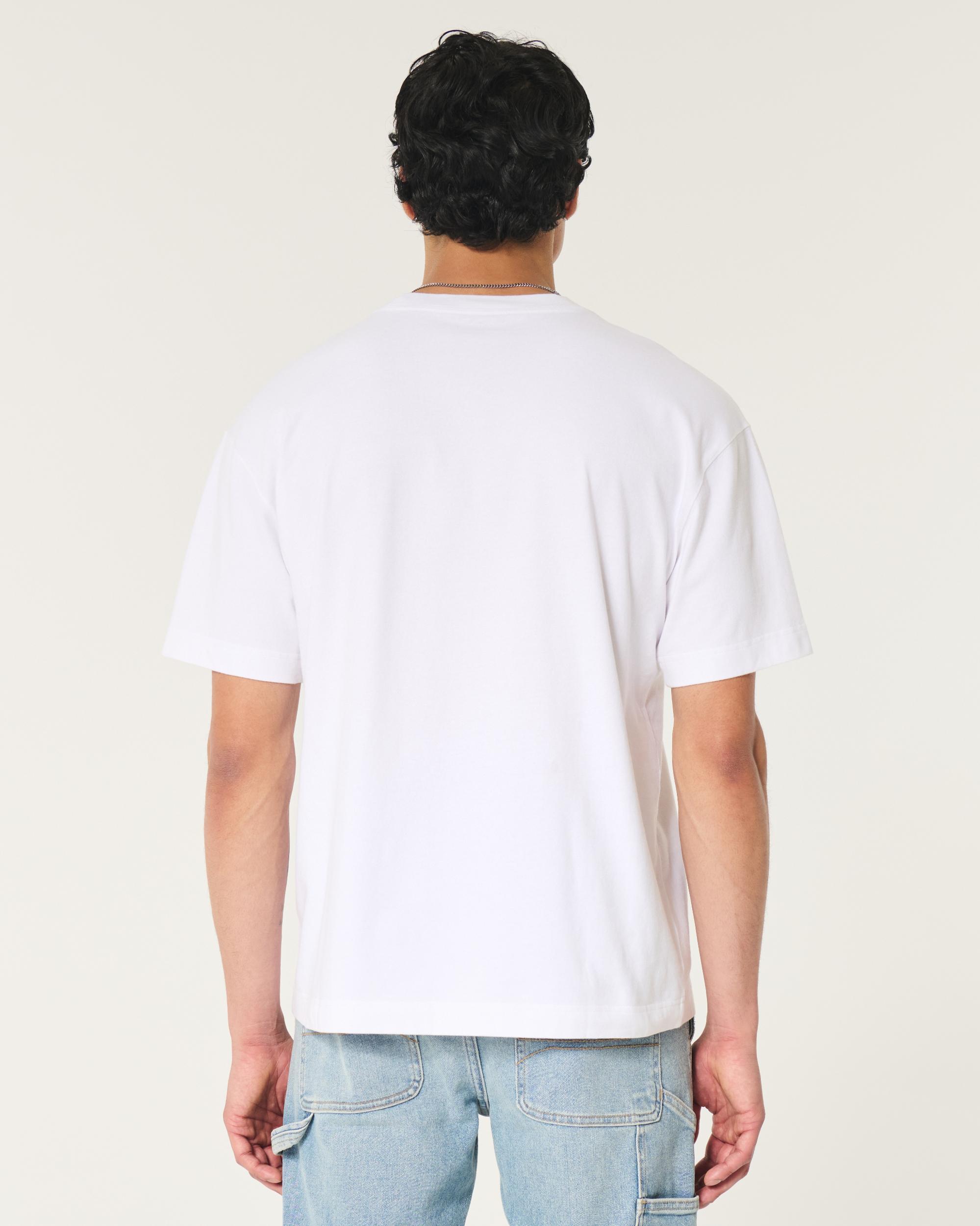 Boxy Heavyweight Washed Crew T-Shirt Product Image