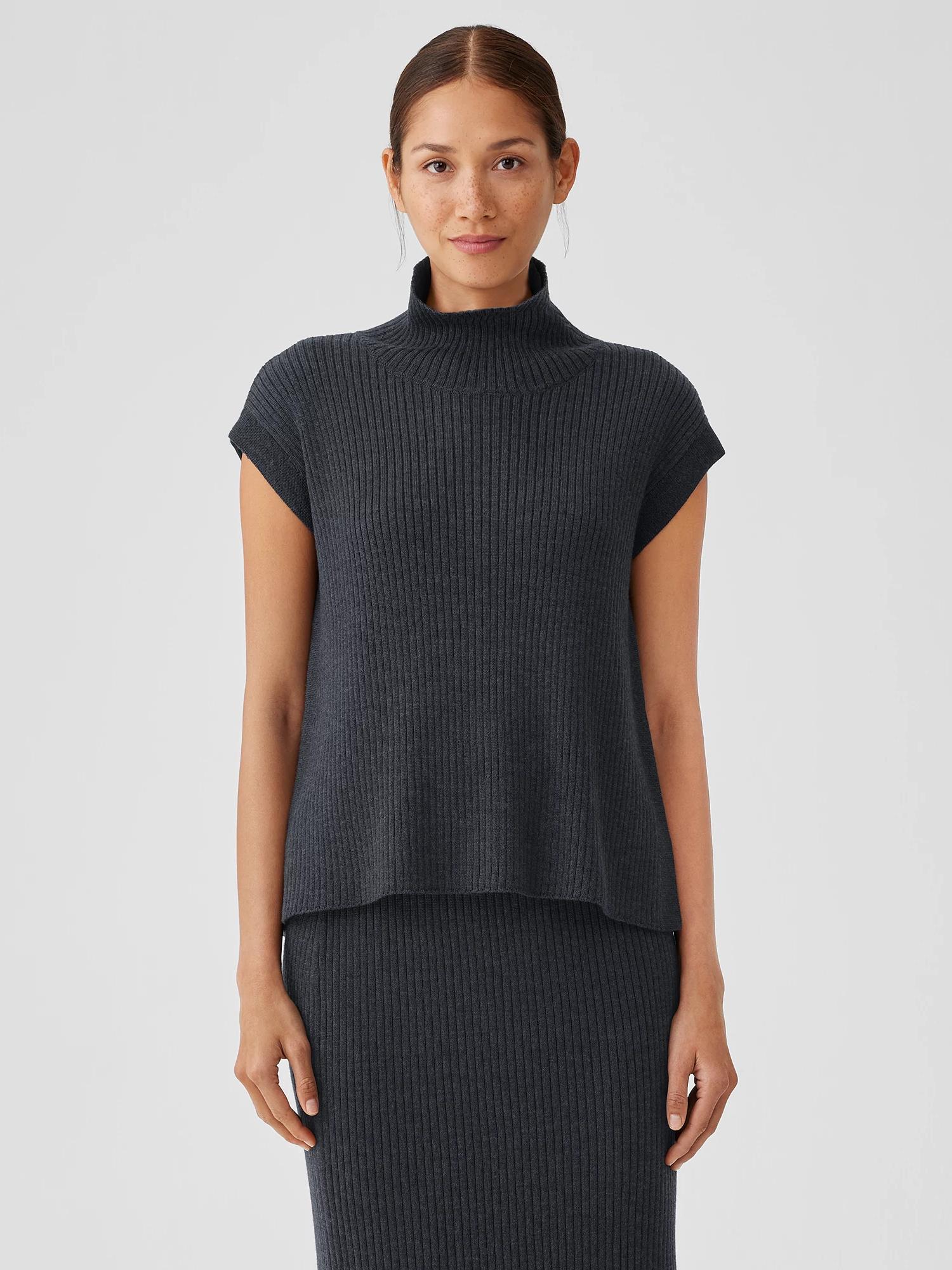 Merino Turtleneck Top in Regenerative Wool Product Image