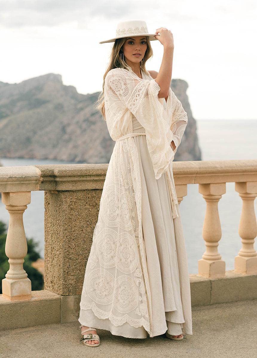 Juneau Dress in Ecru Female Product Image