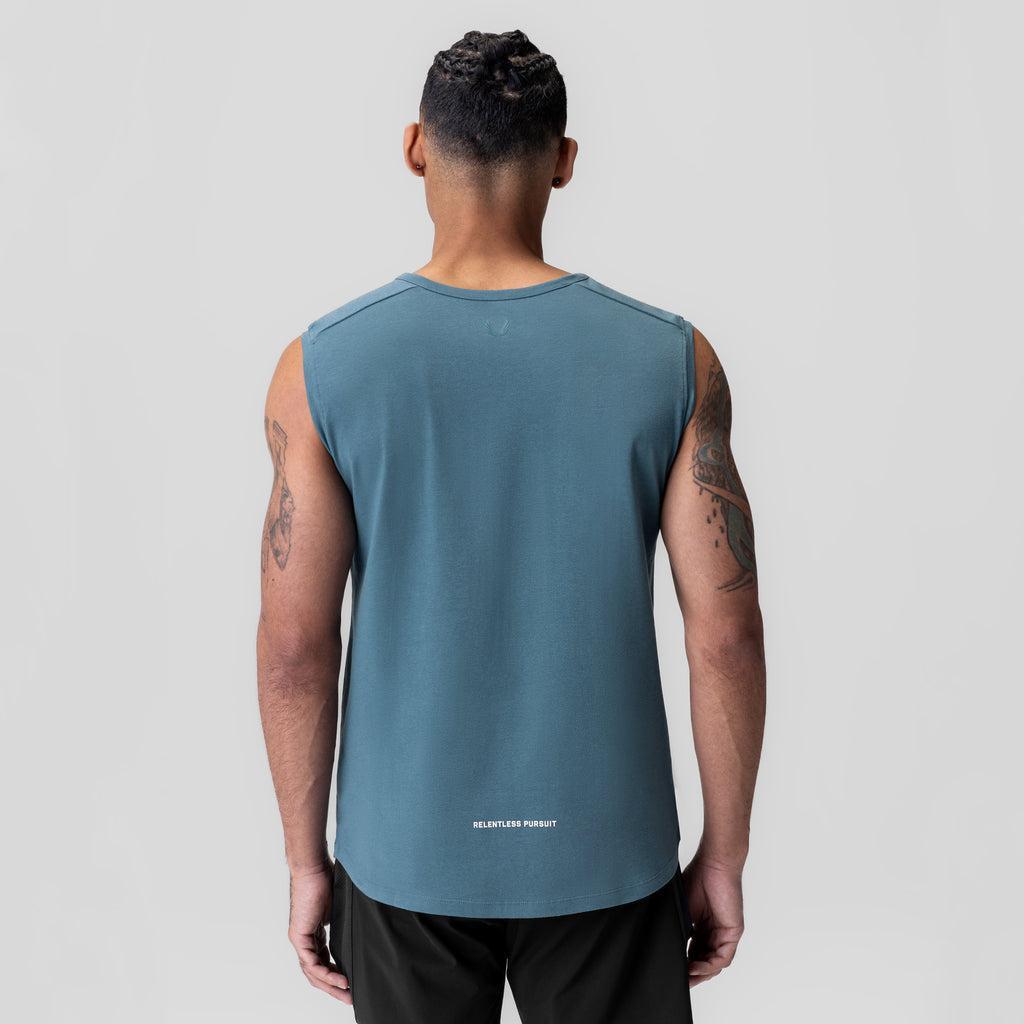 1060. Creora® Cotton Modal Cutoff Tank - Storm Product Image
