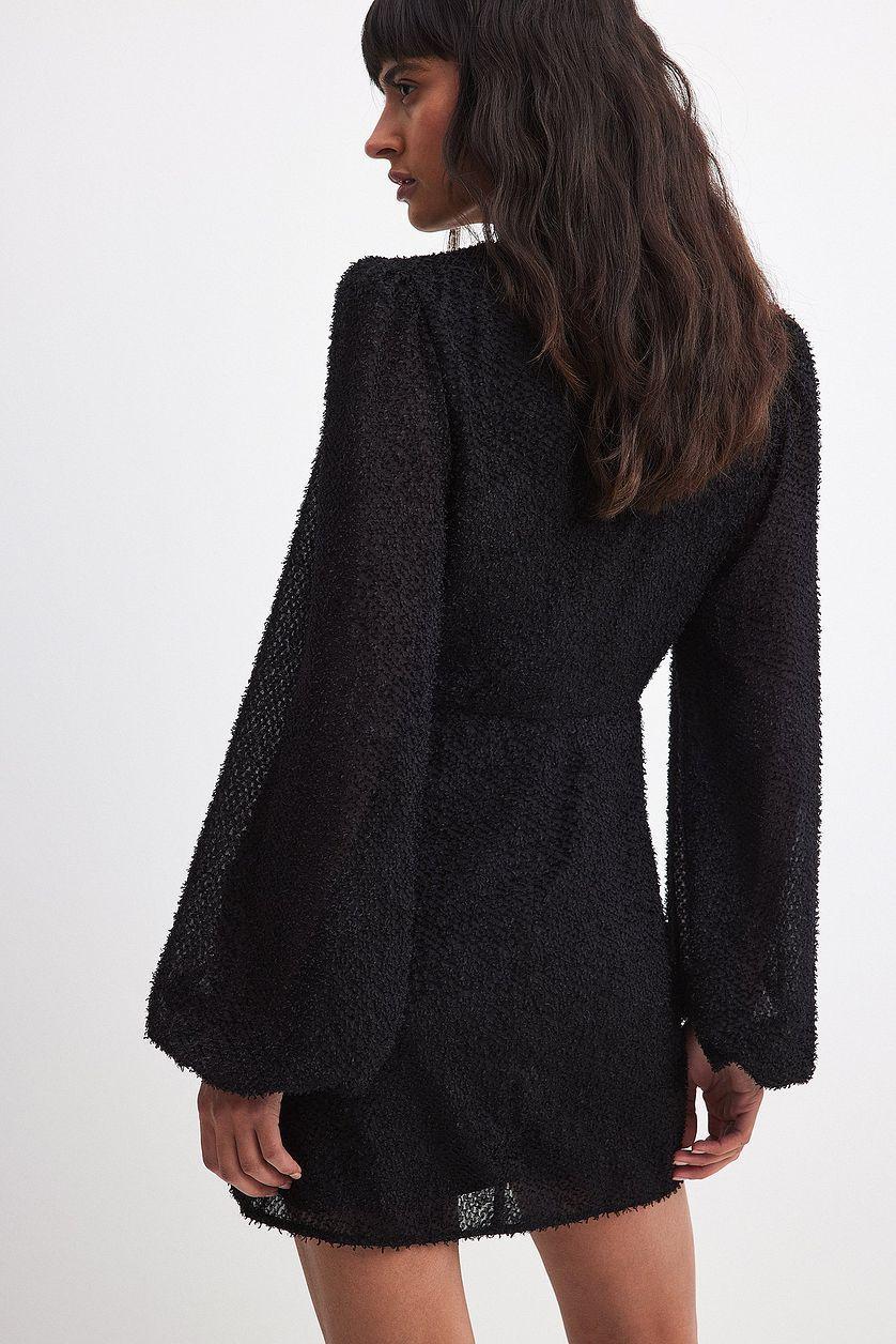 Structured Ruched Mini Dress Product Image