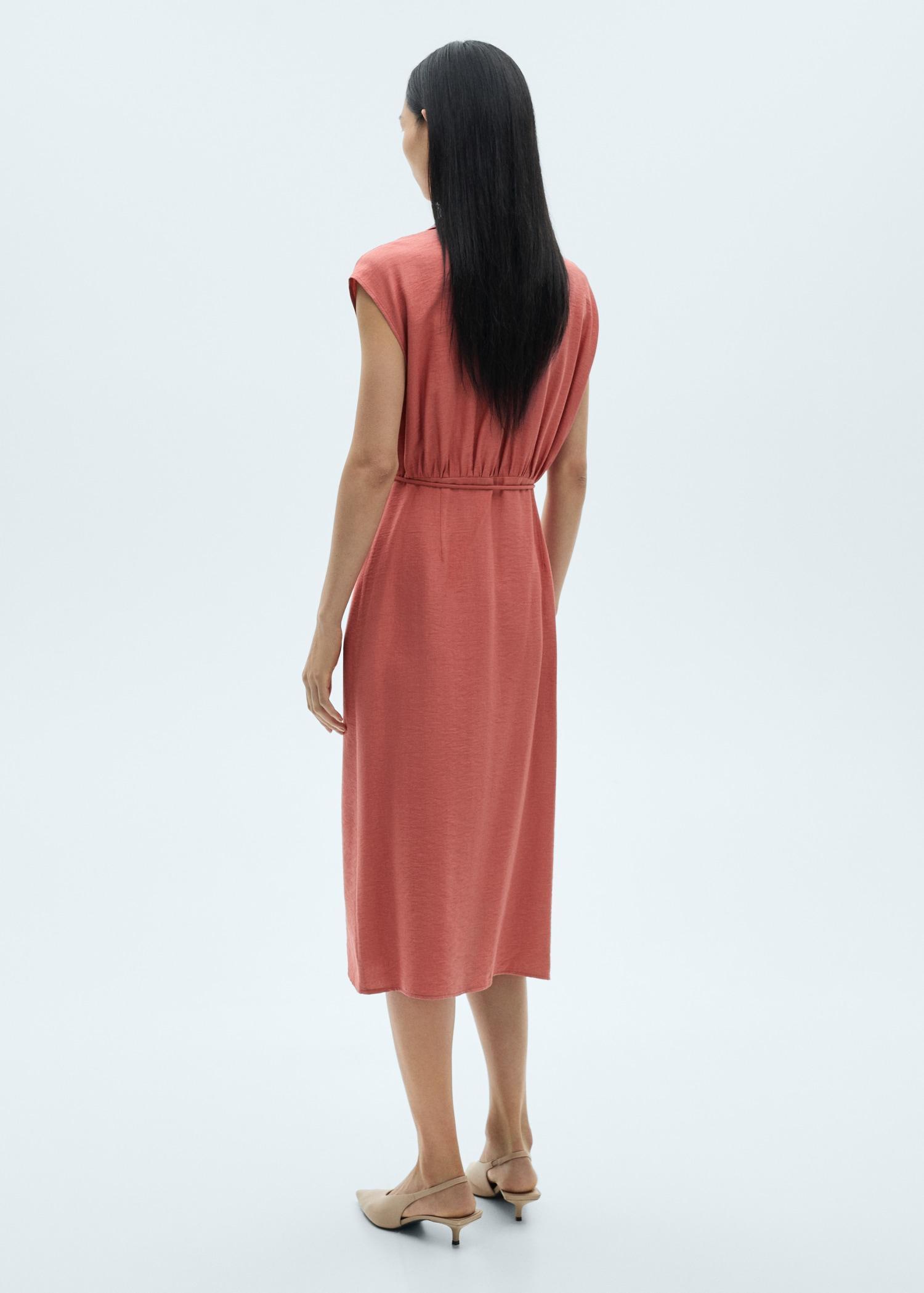 Bow shirt dress - Women | MANGO USA Product Image
