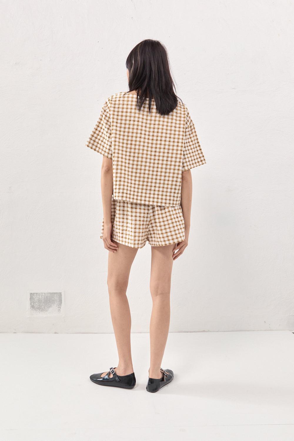 The Sea & I Smock Top Honey Product Image