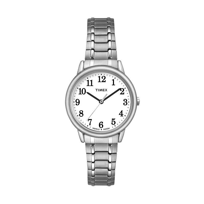 Women's Timex Easy Reader Expansion Band Watch - Silver TW2P78500JT Product Image