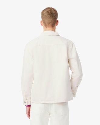 Heavy Cotton Denim Overshirt Jacket Product Image