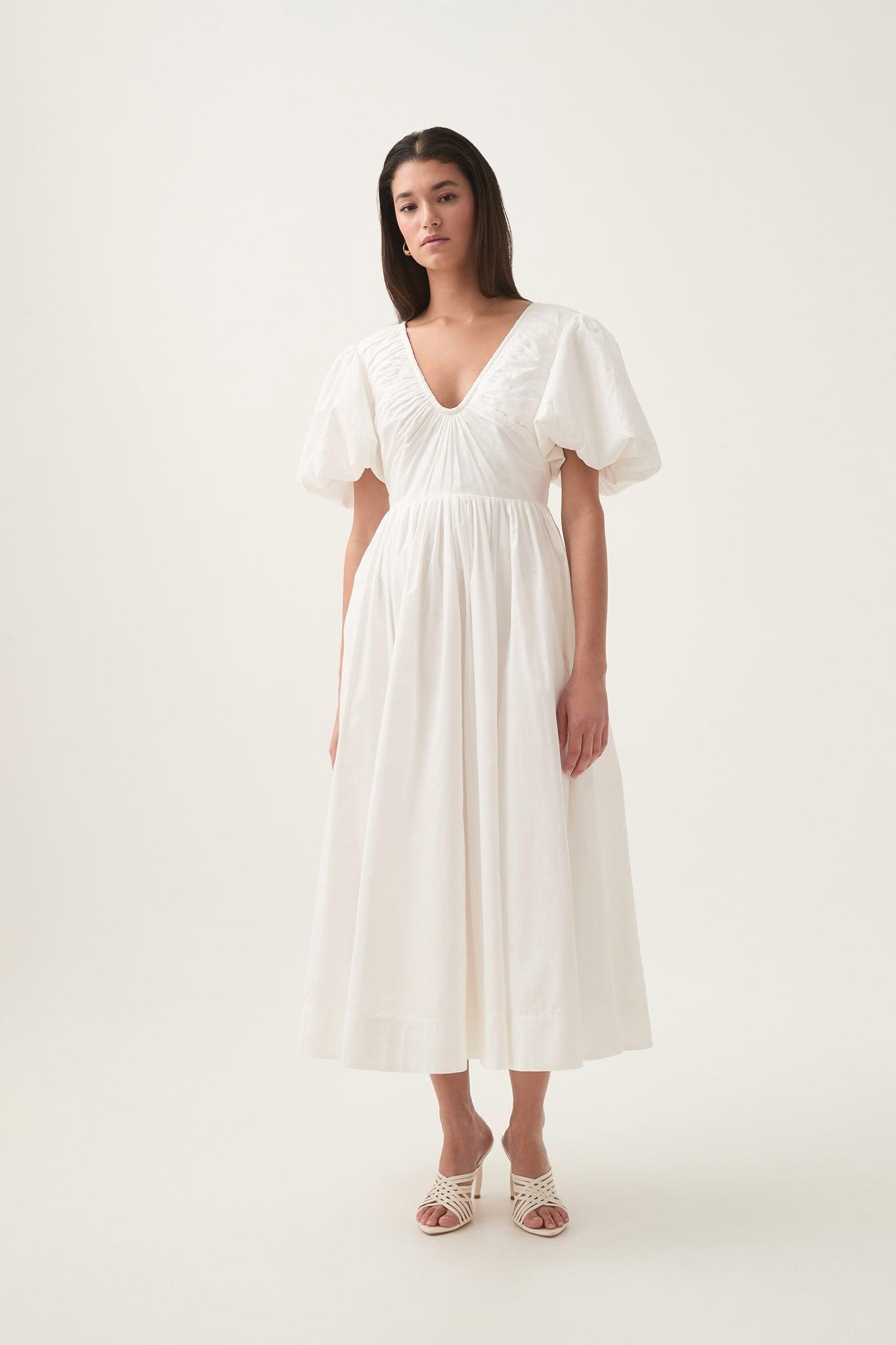 Mariel Trapeze Midi Dress Product Image